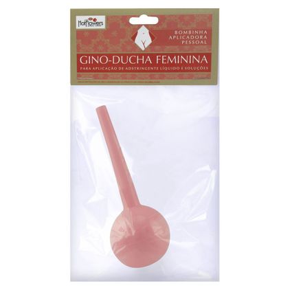 Gino Ducha Feminina Com Bombinha Aplicadora Hot Flowers