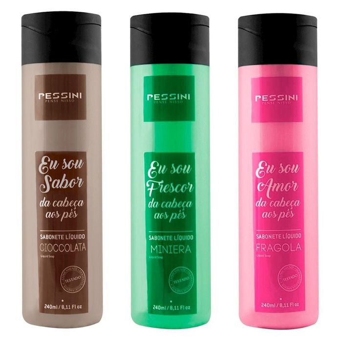 Sabonete Líquido 240ml Pessini