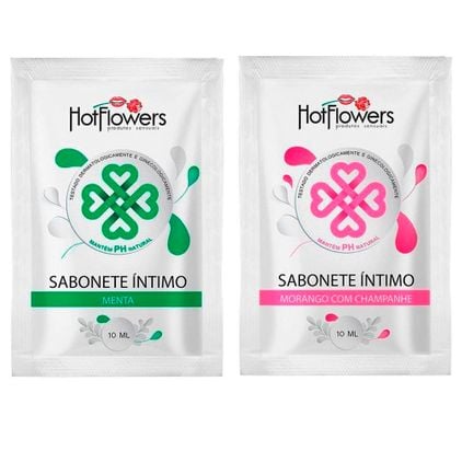 Sabonete íntimo Sachê 8g Hot Flowers