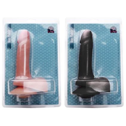 Prótese Maciça Realística Com Ventosa 17,5 X 3,5cm Soulsex