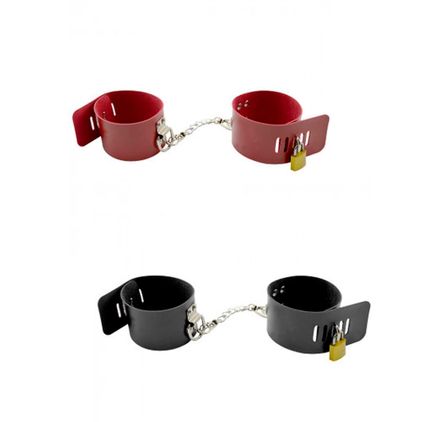 Algema Bracelete Carrara Com Cadeado Dominatrixxx