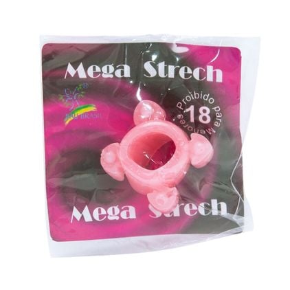 Anel Peniano Simples Mega Strech Em Silicone Pau Brasil