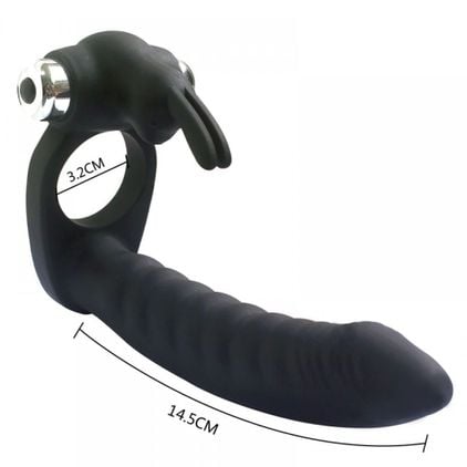 Anel Companheiro Vibratório Com 10 Modos De Vibração Sexy Import 