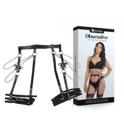 Harness Madame Com Corrente E Laço