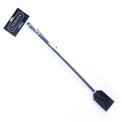 Chibata Em Couro Preto Hot Flowers