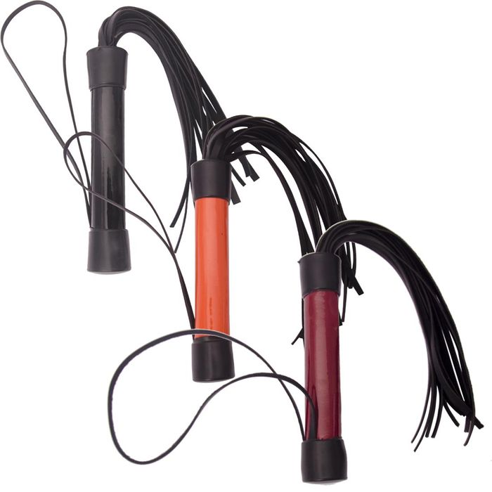Chicote Verniz Tiras 20cm Dominatrixxx