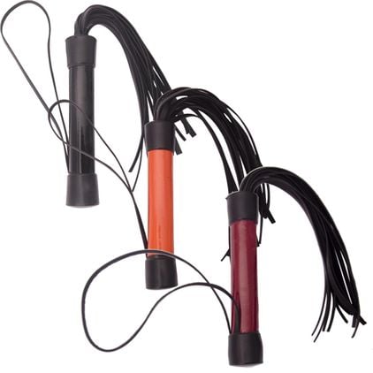 Chicote Verniz Tiras 20cm Dominatrixxx