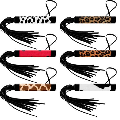 Chicote Tiras 20cm Luxo Bichos Dominatrixxx