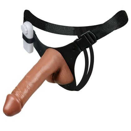 Cinto Com Prótese 19,5 Cm X 4,8 Cm  Com Vibro La Pimienta 