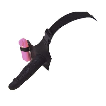 Cinta Com Protese Com Vibro 16cm X 3,5cm La Pimienta