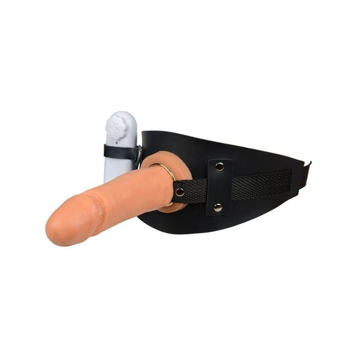 Cinta Com Protese E Vibro Para Coxa 15 X 4,5 Cm La Pimienta