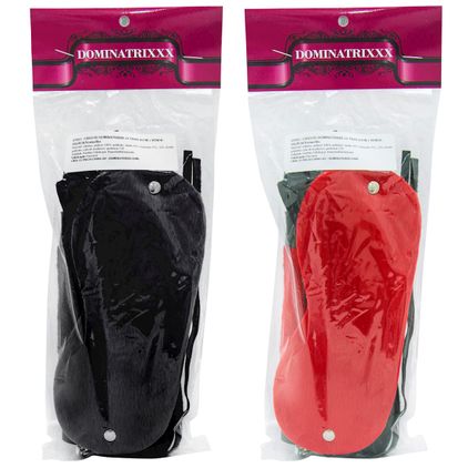 Kit Venda Com Chicote 24 Tiras Em Pelúcia Dominatrixxx