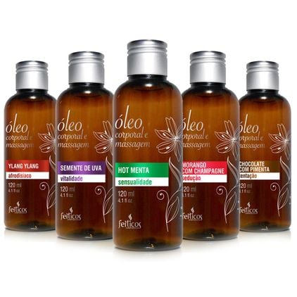 óleo Aromático Para Massagem 120ml Feitiços