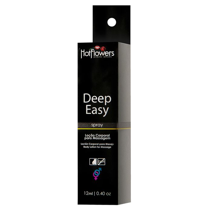 Deep Easy Loção Em Spray 12ml Hot Flowers