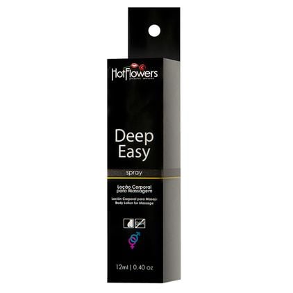 Deep Easy Loção Em Spray 12ml Hot Flowers