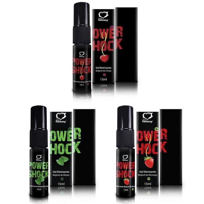 Power Shock Beijável Spray Eletrizante 15ml Sexy Fantasy 