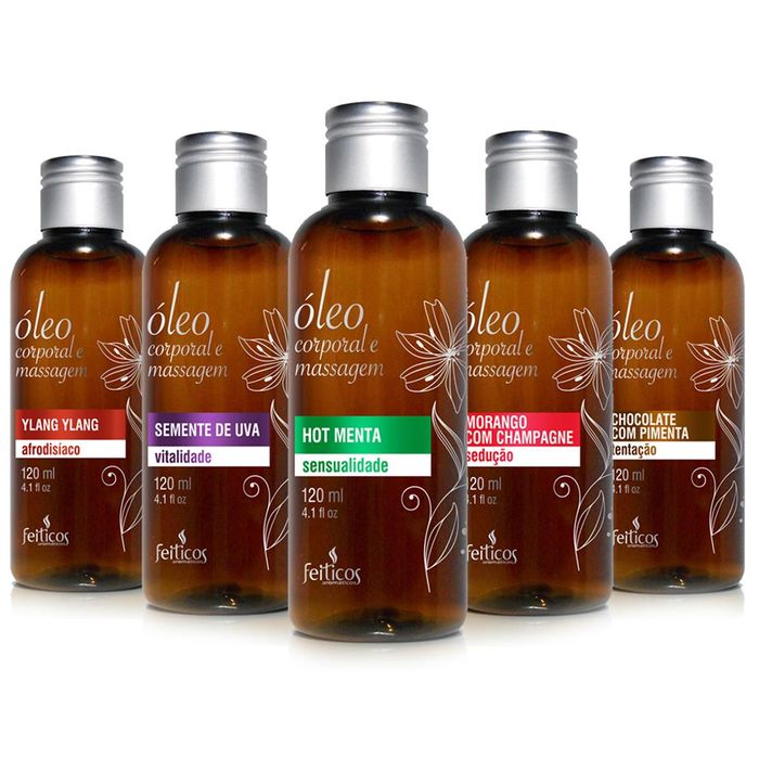 óleo Aromático Para Massagem 120ml Feitiços