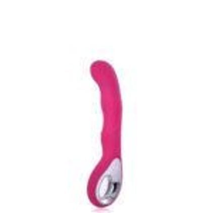 Vibrador Recarregável Ponto G Com Alça Metalizada Possui 10 Modos De Vibração