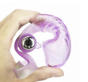 Capa De Dedos Com Vibrador Em Silicone