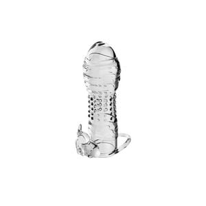 Capa Peniana Com Estimulador Vibratório E 3,8 Cm De Extensão Sexy Import
