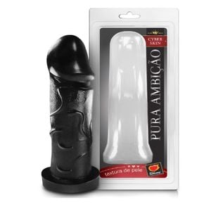 Capa Peniana Cyberskin 20x5,5cm Sexy Fantasy