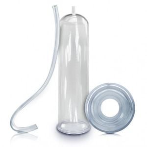 Kit Tubo Mangueira E Anel Bomba Peniana Sexy Fantasy 