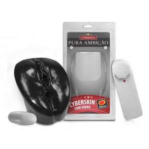 Masturbador Vagina Com Vibro Cyber 18 X 11 Cm Sexy Fantasy 