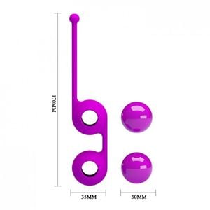 Bolas Para Pompoar Com Esferas Removíveis  Pretty Love Kegel Sexy Import