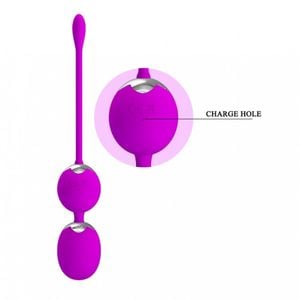 Bolas De Pompoar Com 12 Modos De Vibração E Controle Wireless  Pretty Love Willie Sexy Import