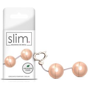 Conjunto De Pompoar 2 Bolas Em Metal Sexy Fantasy 