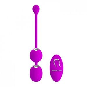 Bolas De Pompoar Com 12 Modos De Vibração E Controle Wireless  Pretty Love Willie Sexy Import