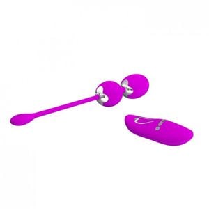 Bolas De Pompoar Com 12 Modos De Vibração E Controle Wireless  Pretty Love Willie Sexy Import