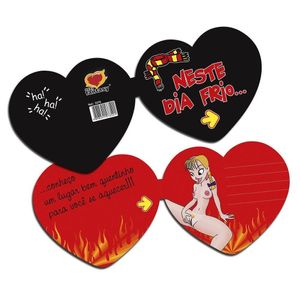 Cartão Neste Dia Frio 05 Unidades Sexy Fantasy