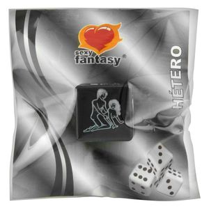 Dado Hétero Preto Sexy Fantasy 