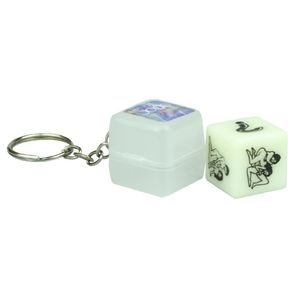Dado Do Prazer Fluorescente Hétero Simples Diversão Ao Cubo