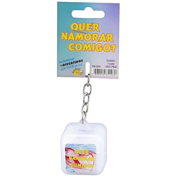 Dado Quer Namorar Comigo? Unissex Simples Diversão Ao Cubo