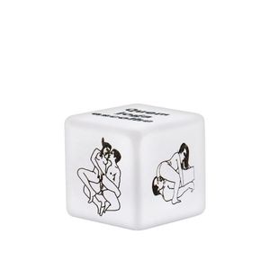 Dado Do Prazer Fluorescente Hétero Simples Diversão Ao Cubo