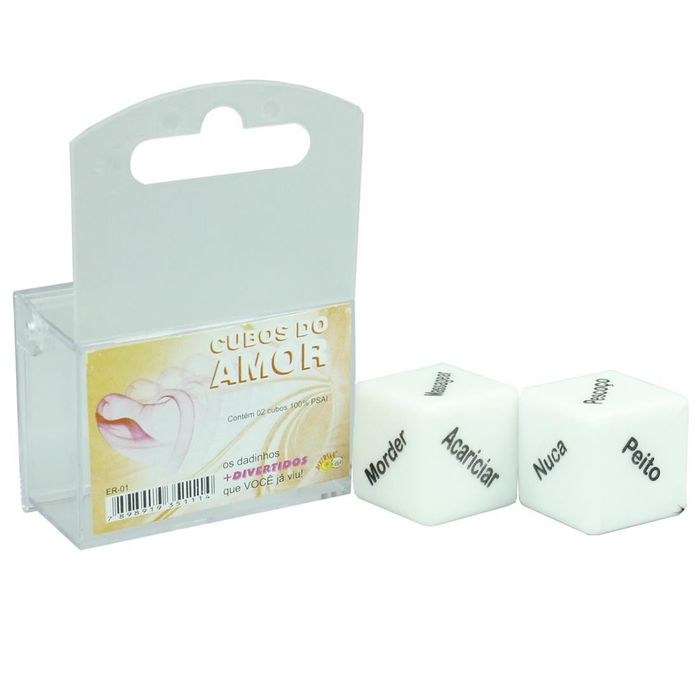 Dados Do Amor Unissex Duplo Diversão Ao Cubo