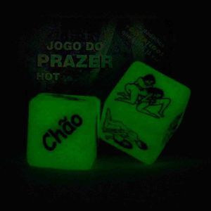 Dados Do Prazer Fluorescente Hétero Duplo Diversão