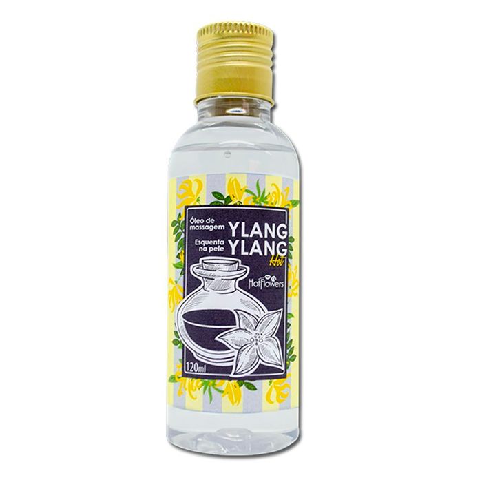 óleo De Massagem Ylan Ylan 120 Ml Hot Flowers 