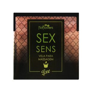 Velas Aromáticas Afrodisíacas 20g Sex Sens Hot Flowers 