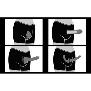 Cueca Boxer Algodão Próteses Sexy Import