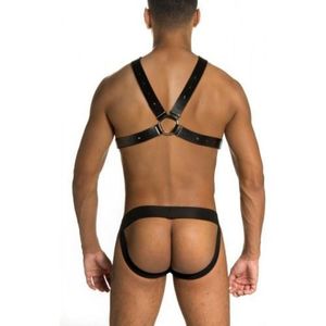 Harness Formato X De Couro Sintetico Sd Clothing