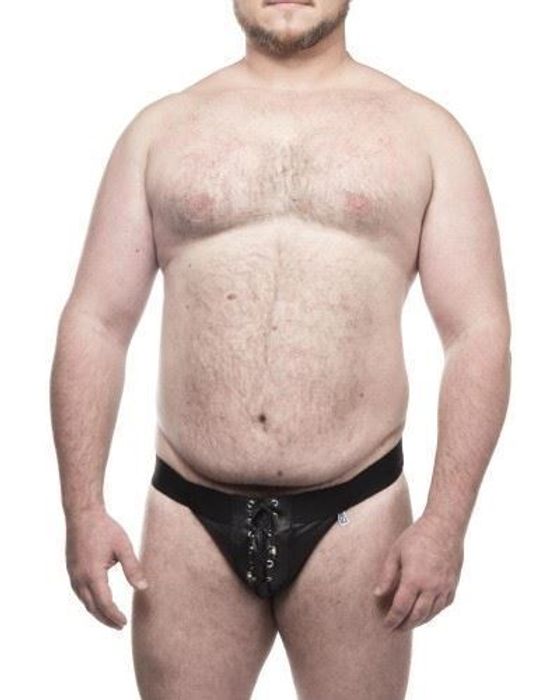 Jock Sado Ilhos Preto Plus Size Sd Clothing