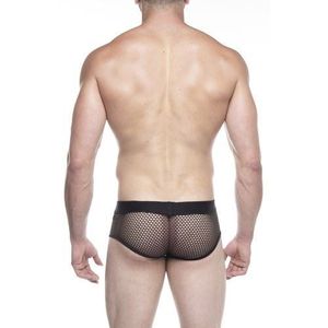 Sungão Arrastão Frente Tule Preto Sd Clothing