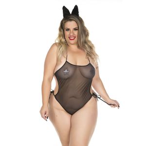 Kit Mini Fantasia Plus Size Loba Ii Pimenta Sexy