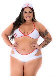 Kit Mini Fantasia Plus Size Medica Hotpimenta Sexy