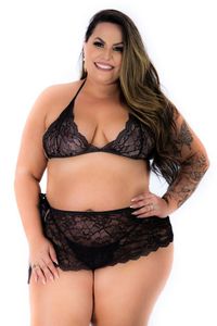 Kit Mini Fantasia Plus Size Assanhadinha Pimenta Sexy