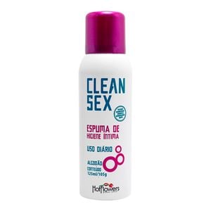 Espuma De Higiene íntima Clean Sex Hot Flowers 