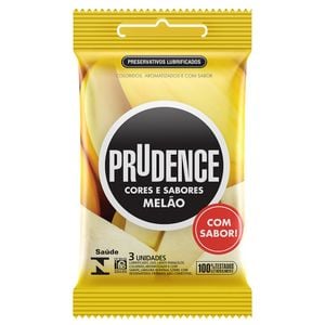 Preservativo Melão Com 3 Unidades Prudence